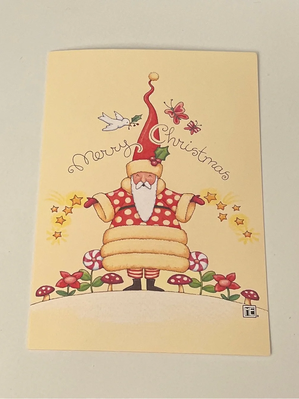 Mary Engelbreit Santa Christmas Cards/Envelopes Set of 8 NEW